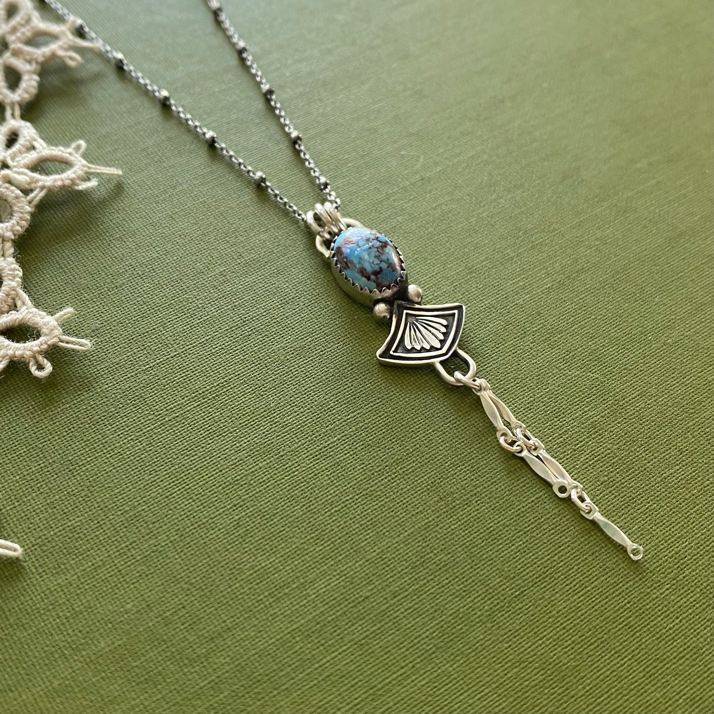 Golden Hills Turquoise Pendant