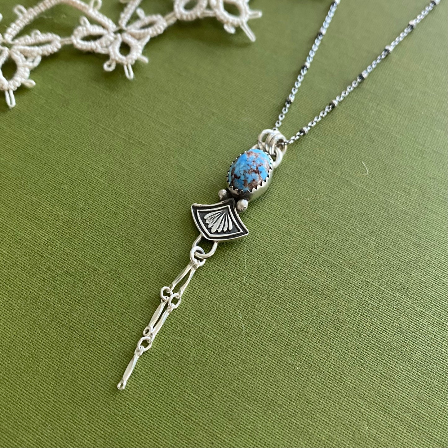 Golden Hills Turquoise Pendant