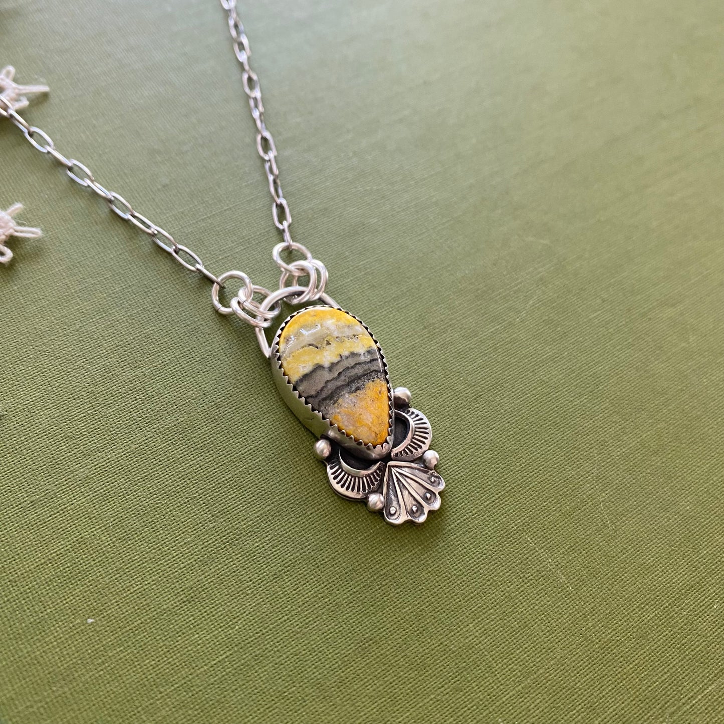 Bumblebee Jasper Necklace