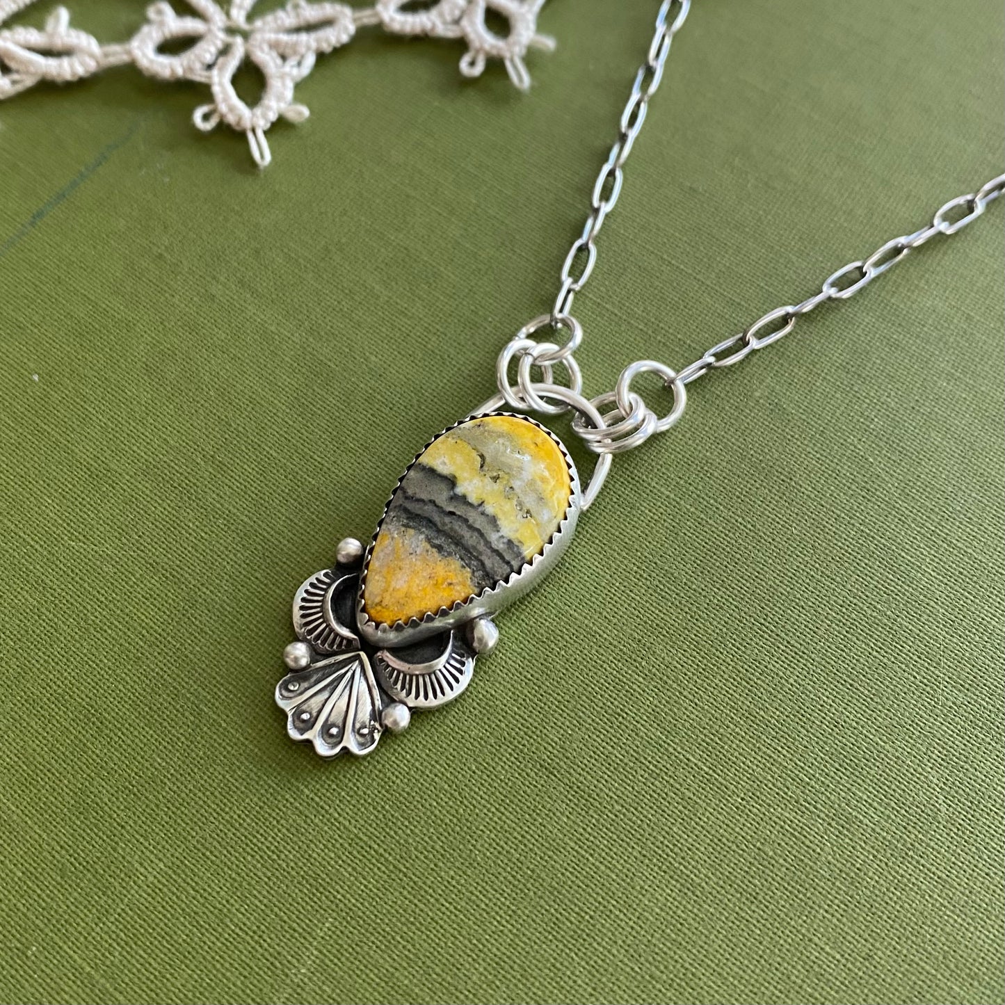 Bumblebee Jasper Necklace