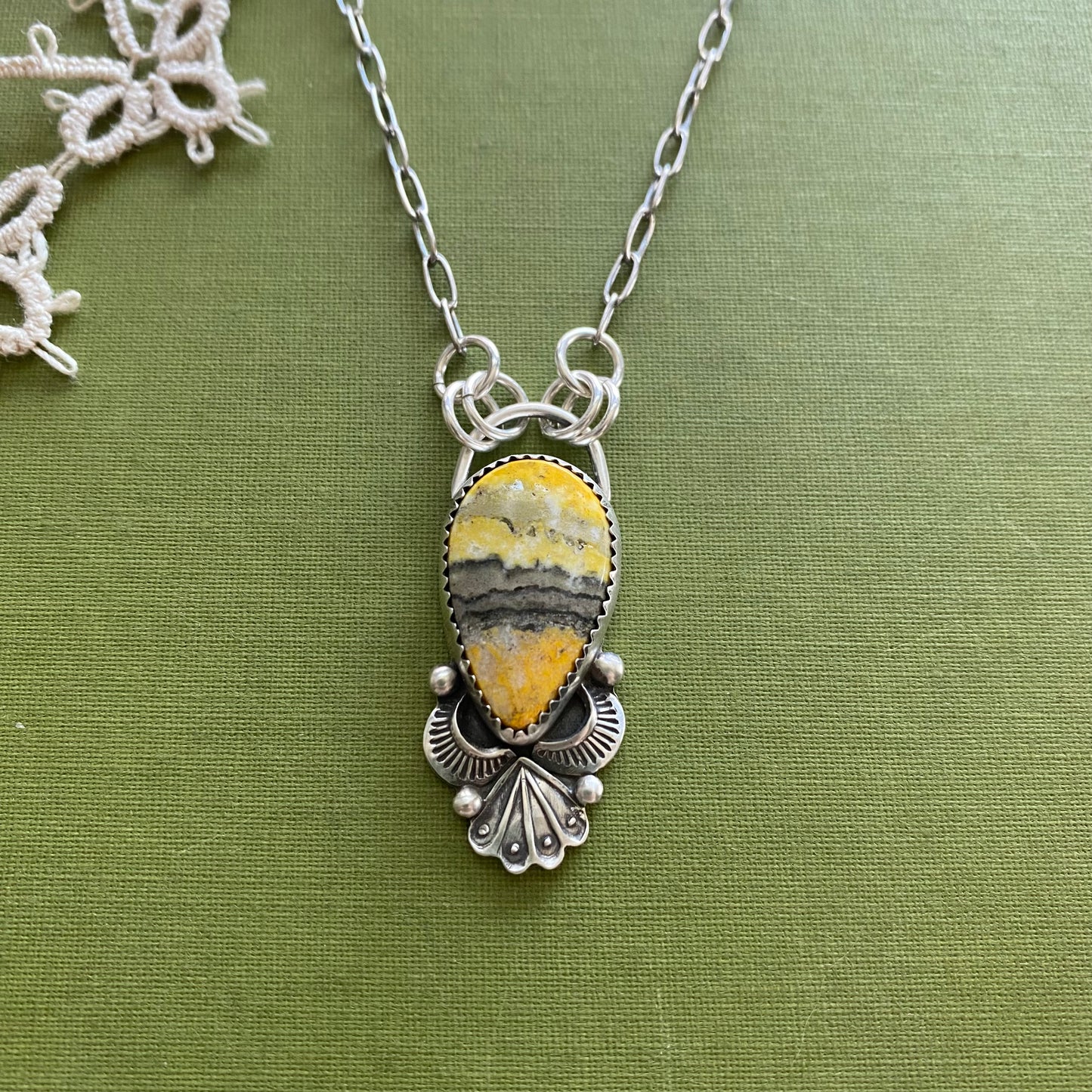 Bumblebee Jasper Necklace