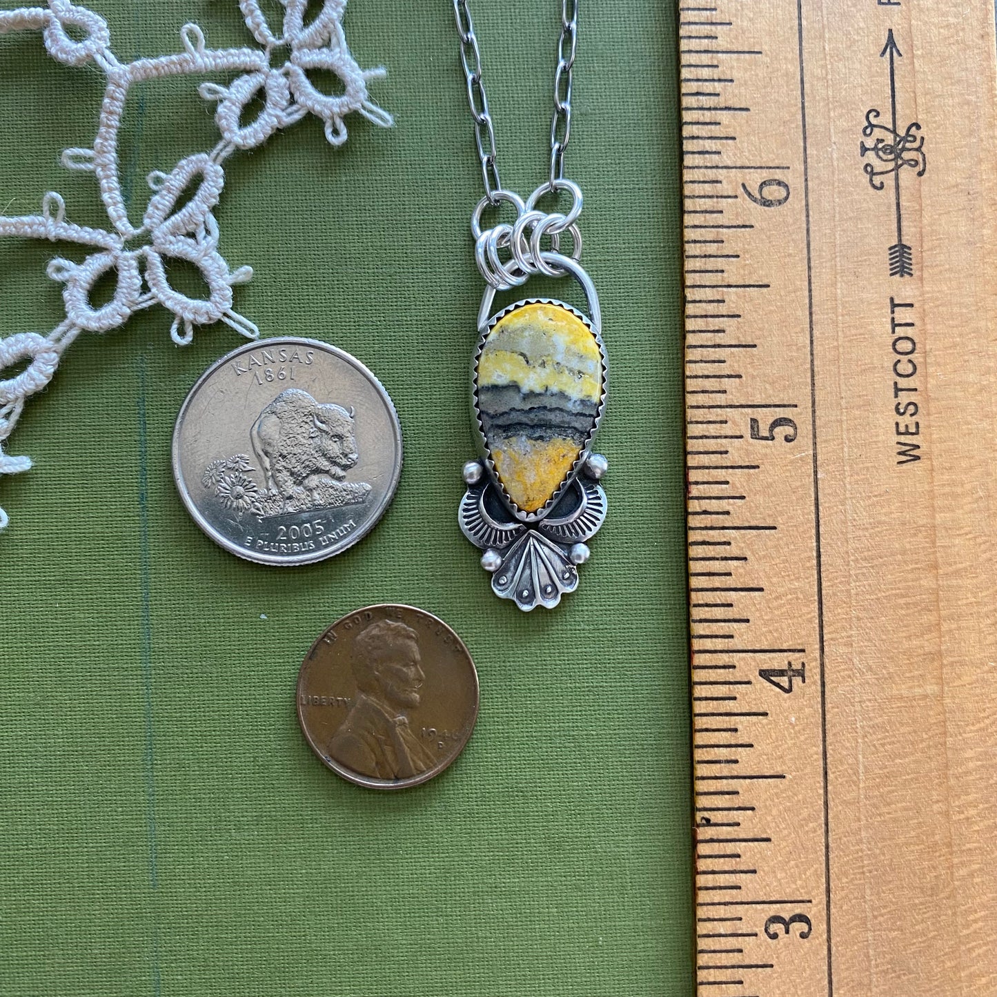 Bumblebee Jasper Necklace