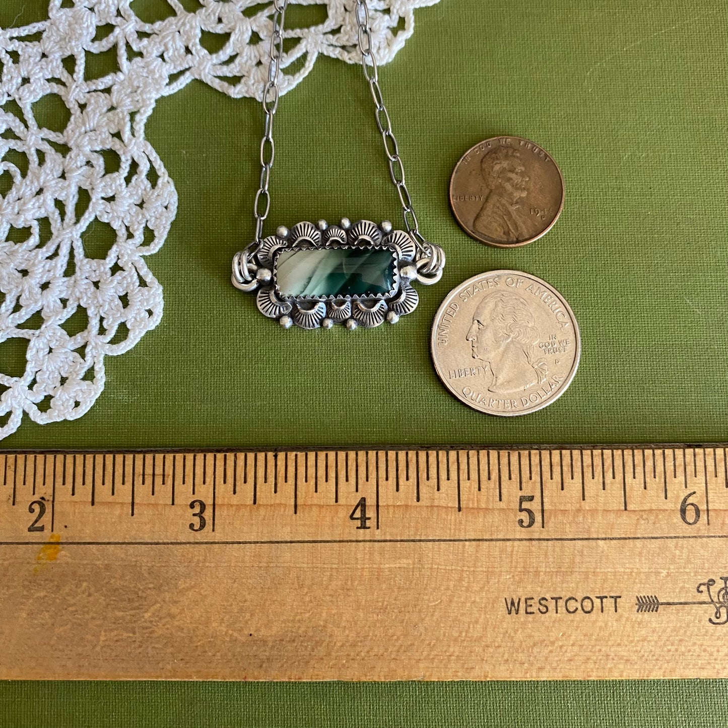 Green Imperial Jasper Necklace