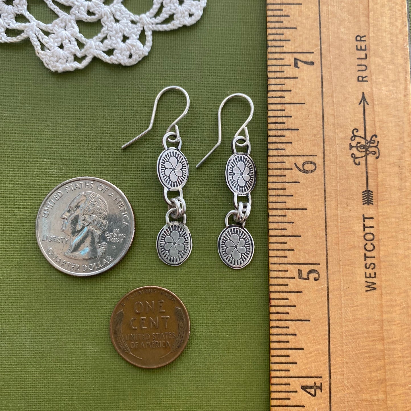 Ophelia Stamped Earrings