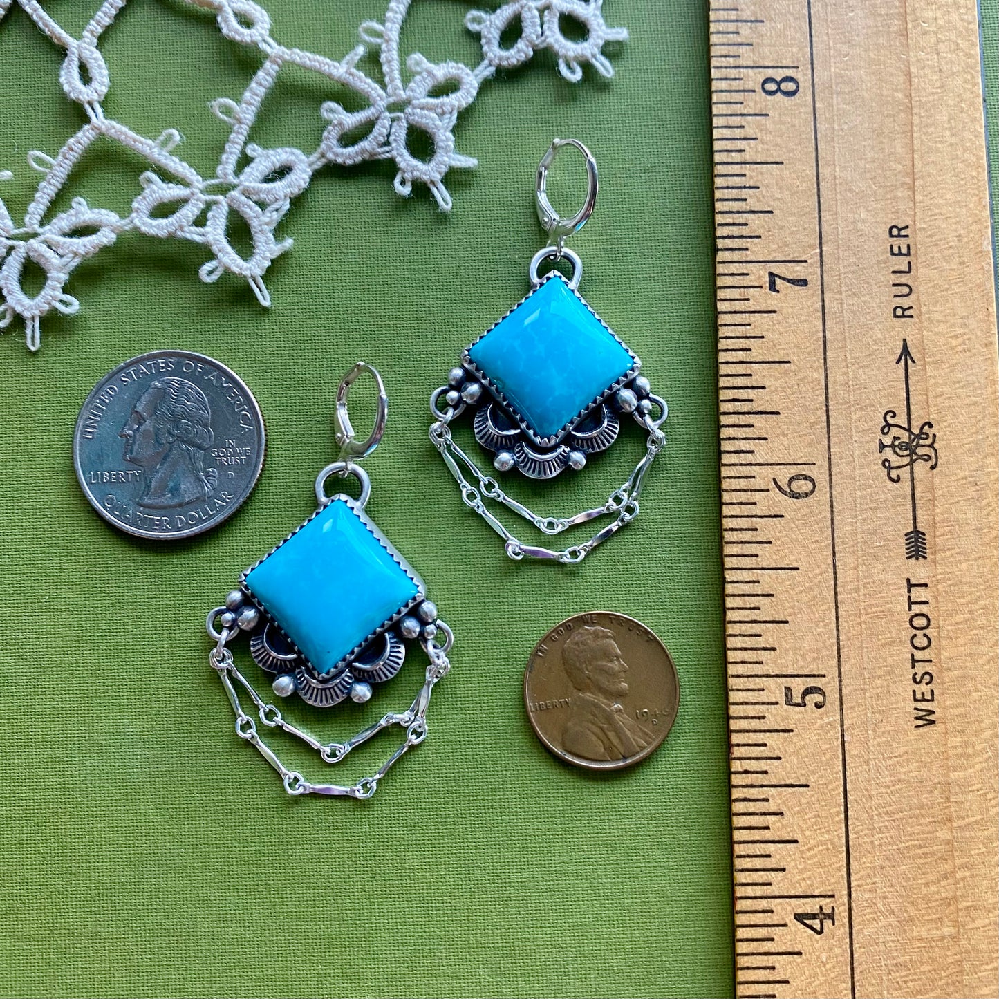 Kingman Turquoise Earrings