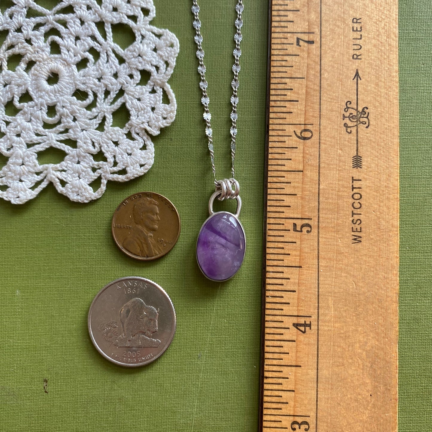 Simple Amethyst Pendant