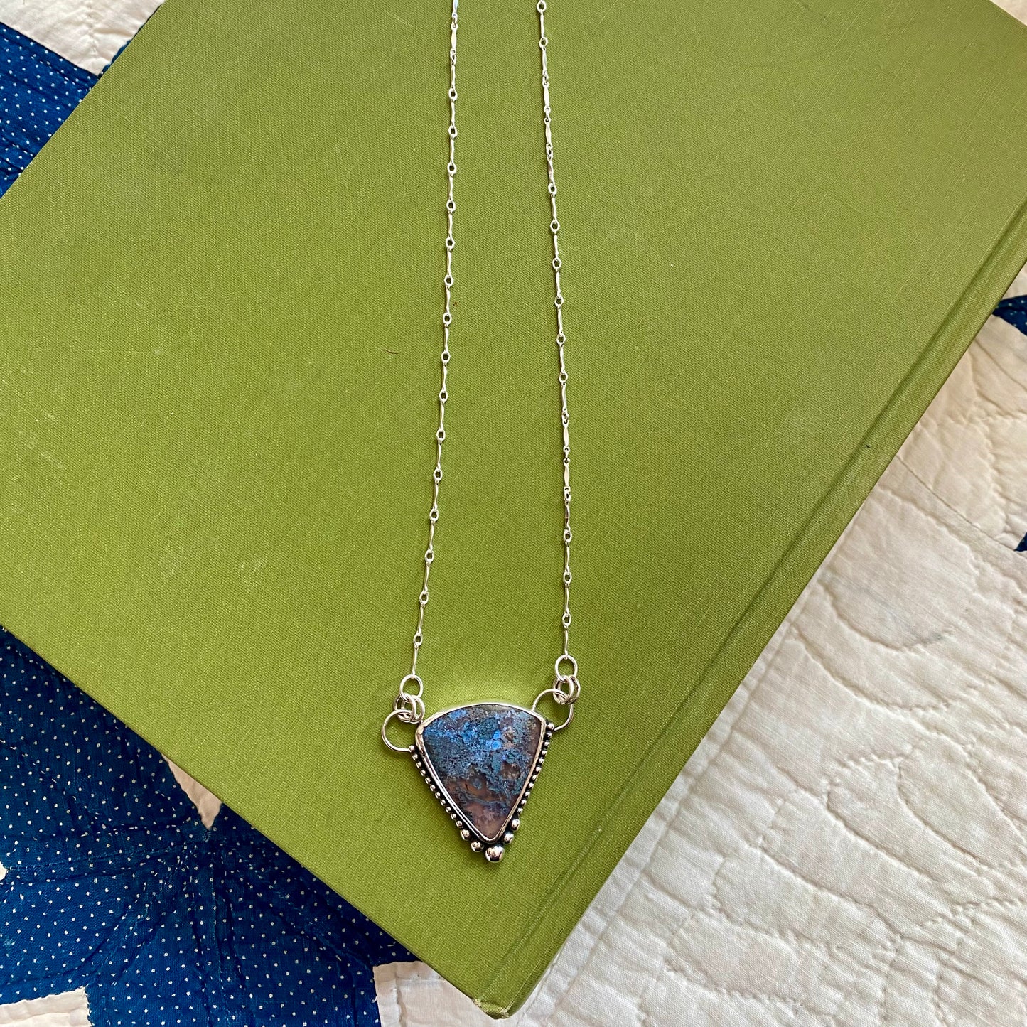 Purple Moss Agate Necklace