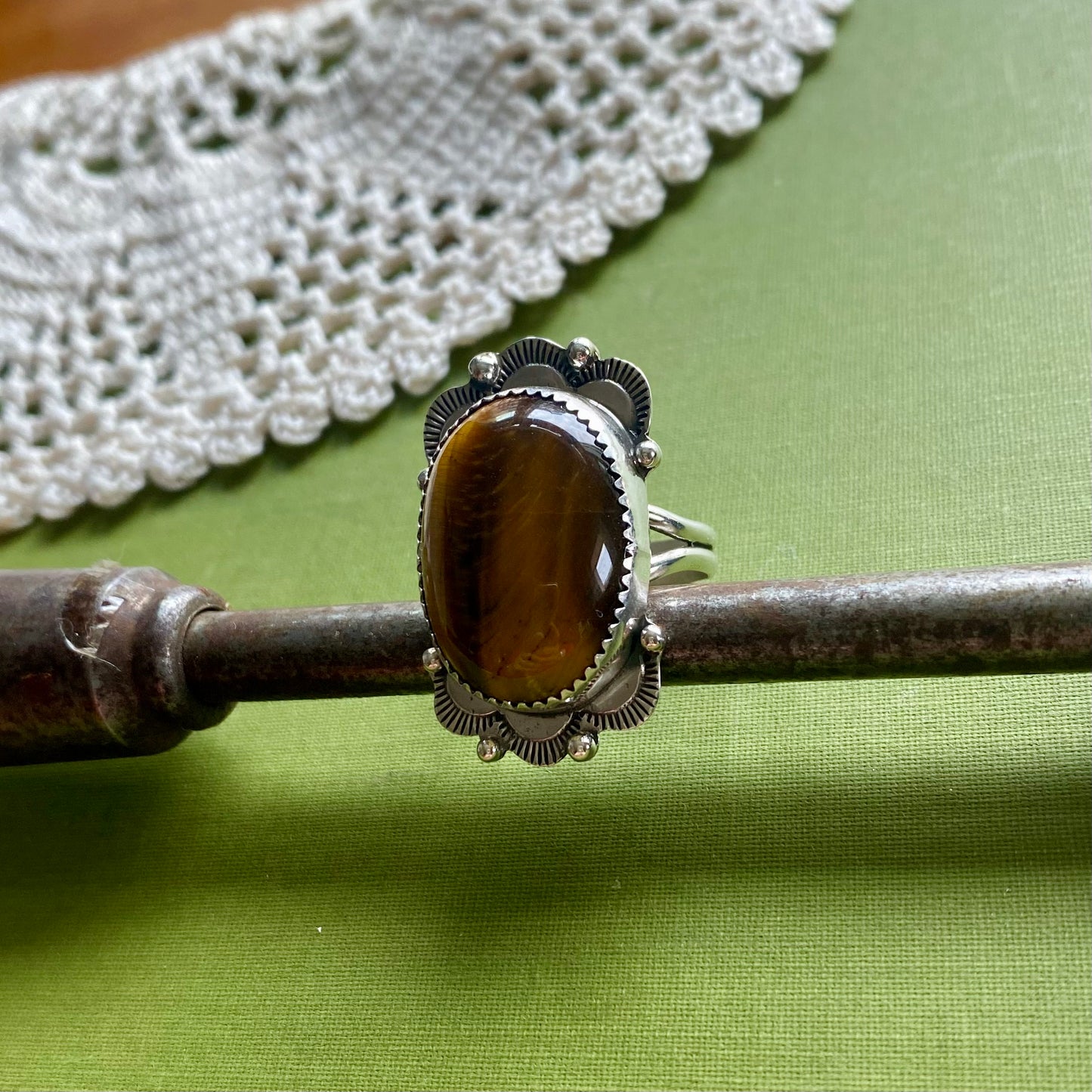 Tiger's Eye Ring