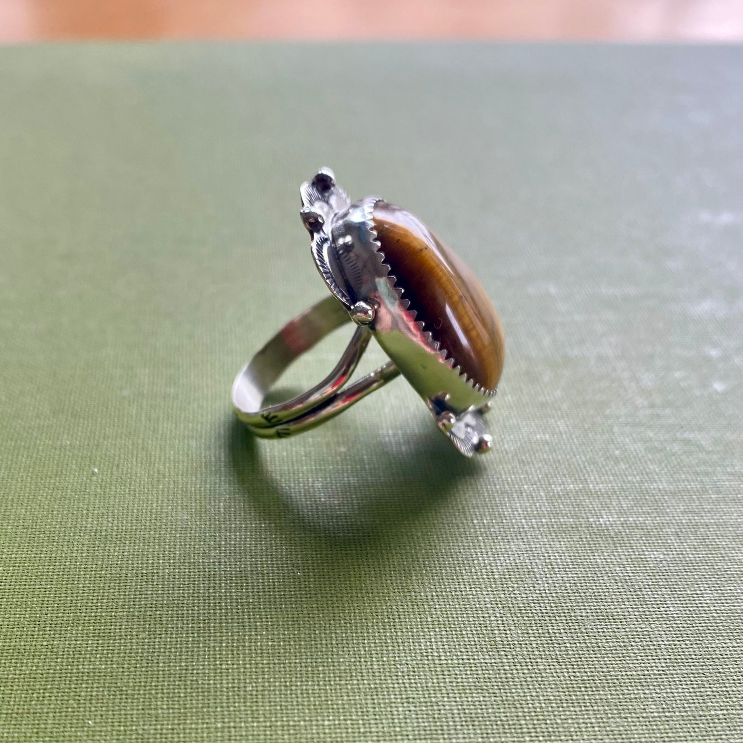 Tiger's Eye Ring