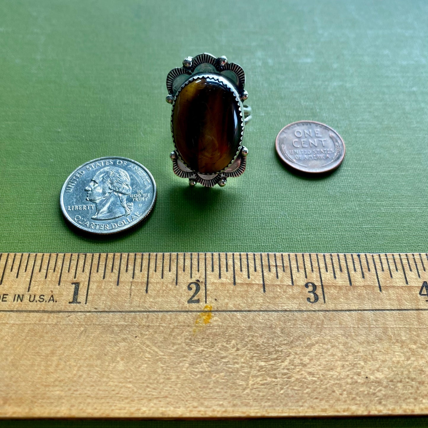 Tiger's Eye Ring