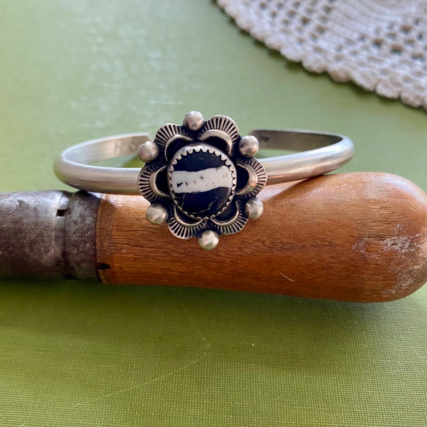 White Buffalo Cuff Bracelet