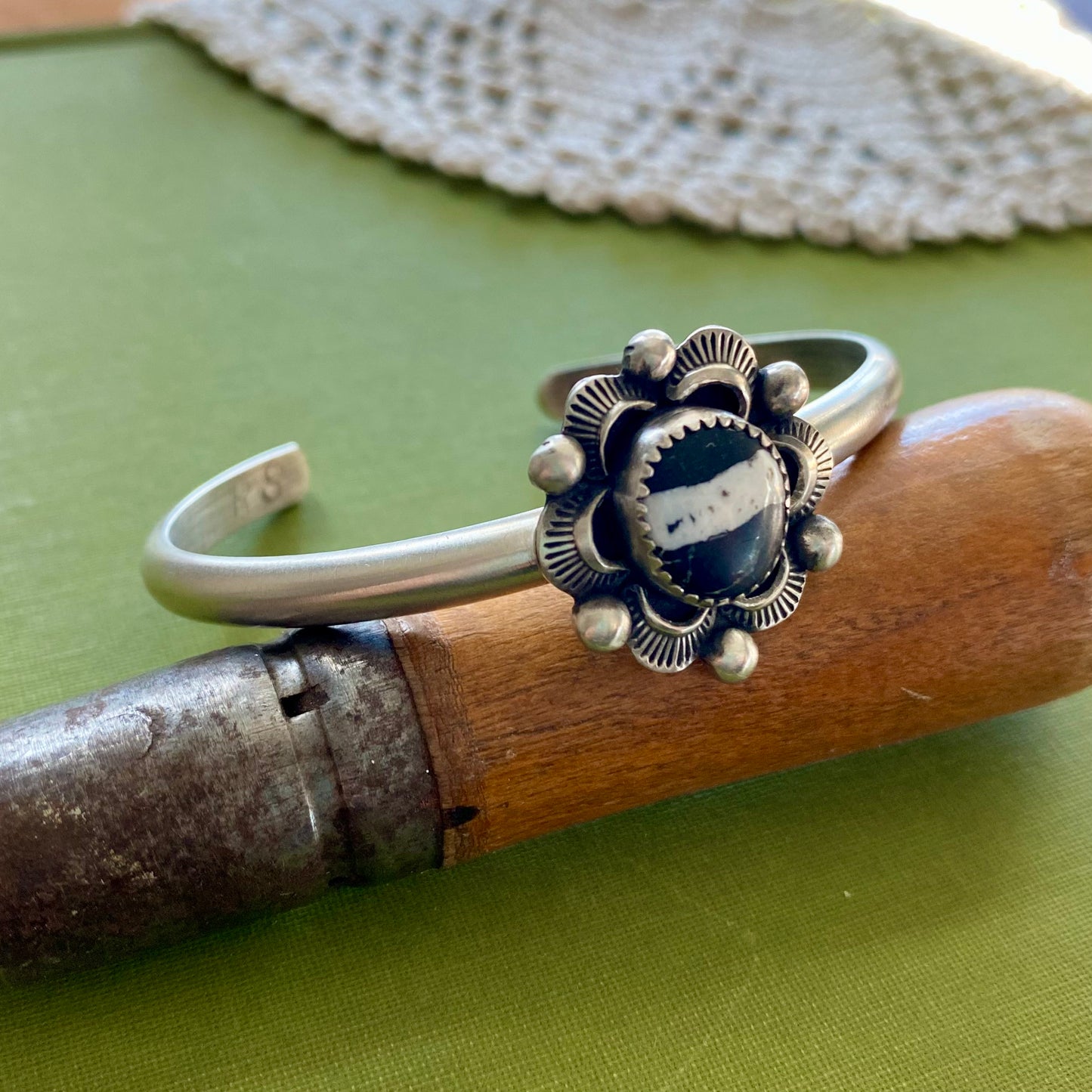 White Buffalo Cuff Bracelet