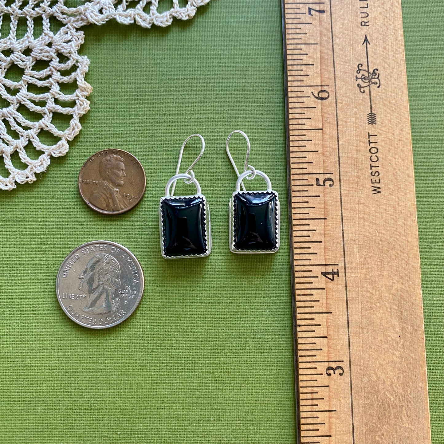 Black Onyx Earrings