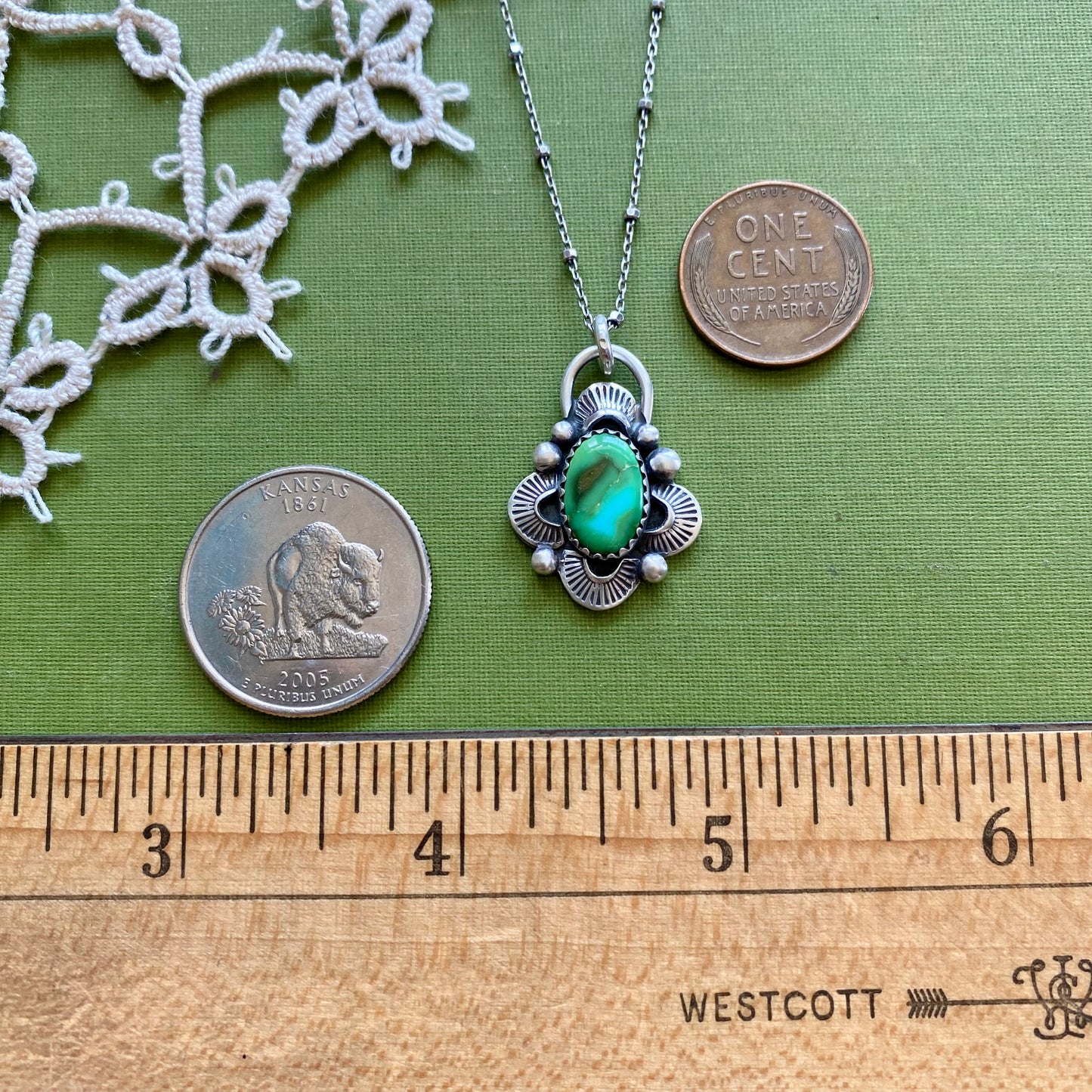Sonoran Mountain Turquoise Pendant