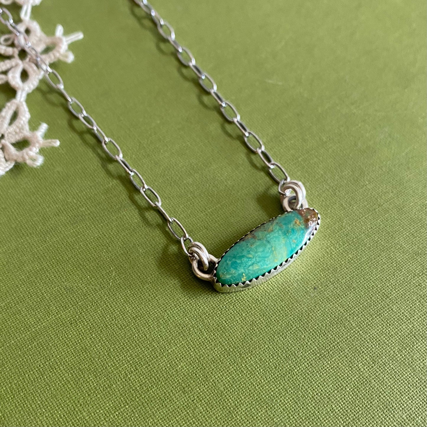 Green Turquoise Necklace