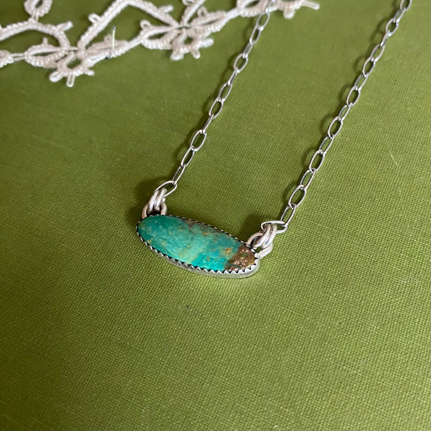 Green Turquoise Necklace
