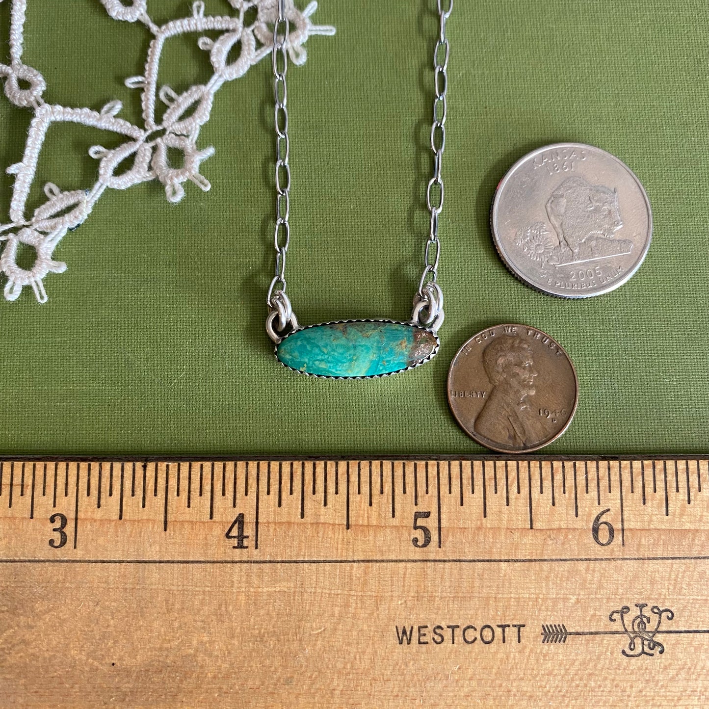 Green Turquoise Necklace