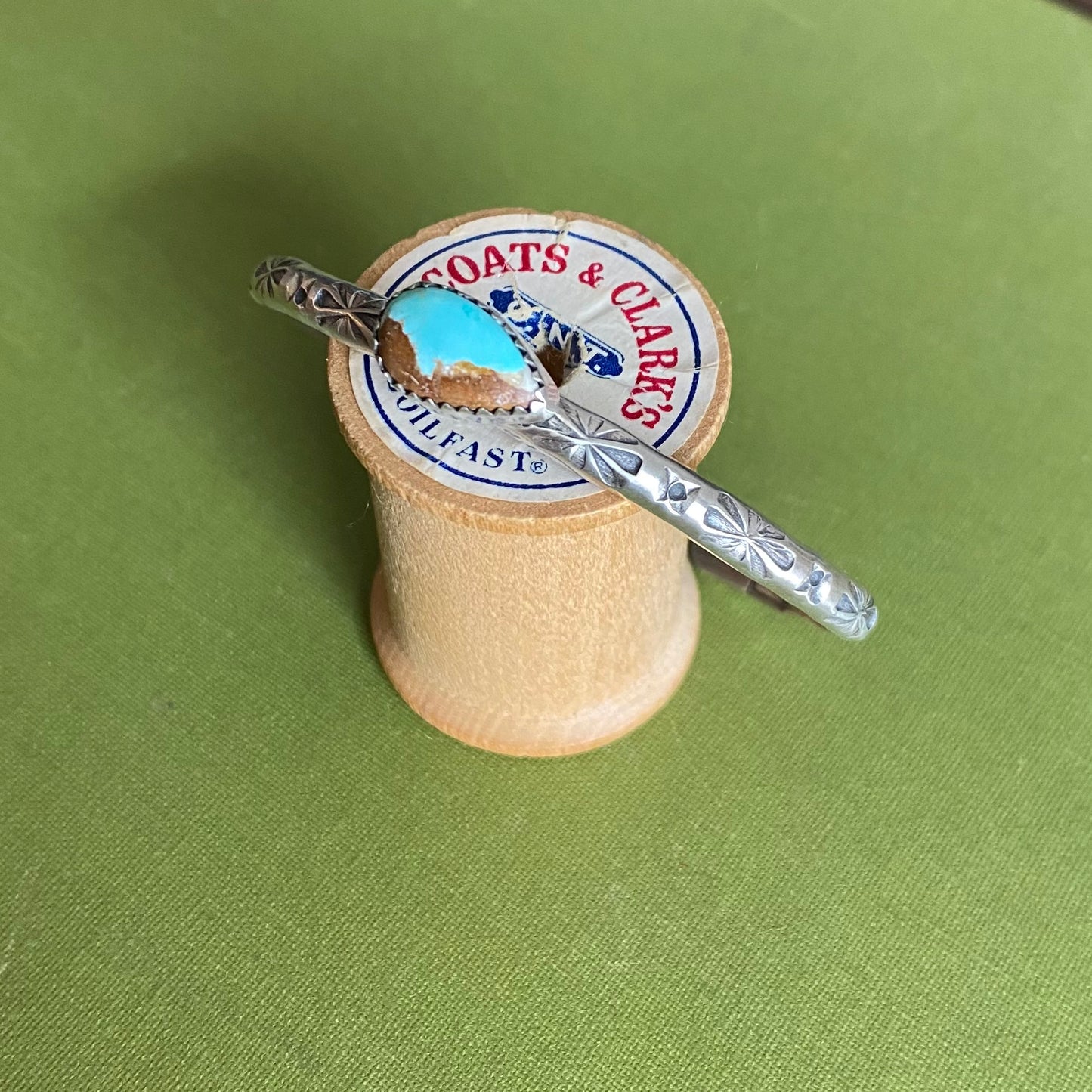 Fox Turquoise Cuff Bracelet