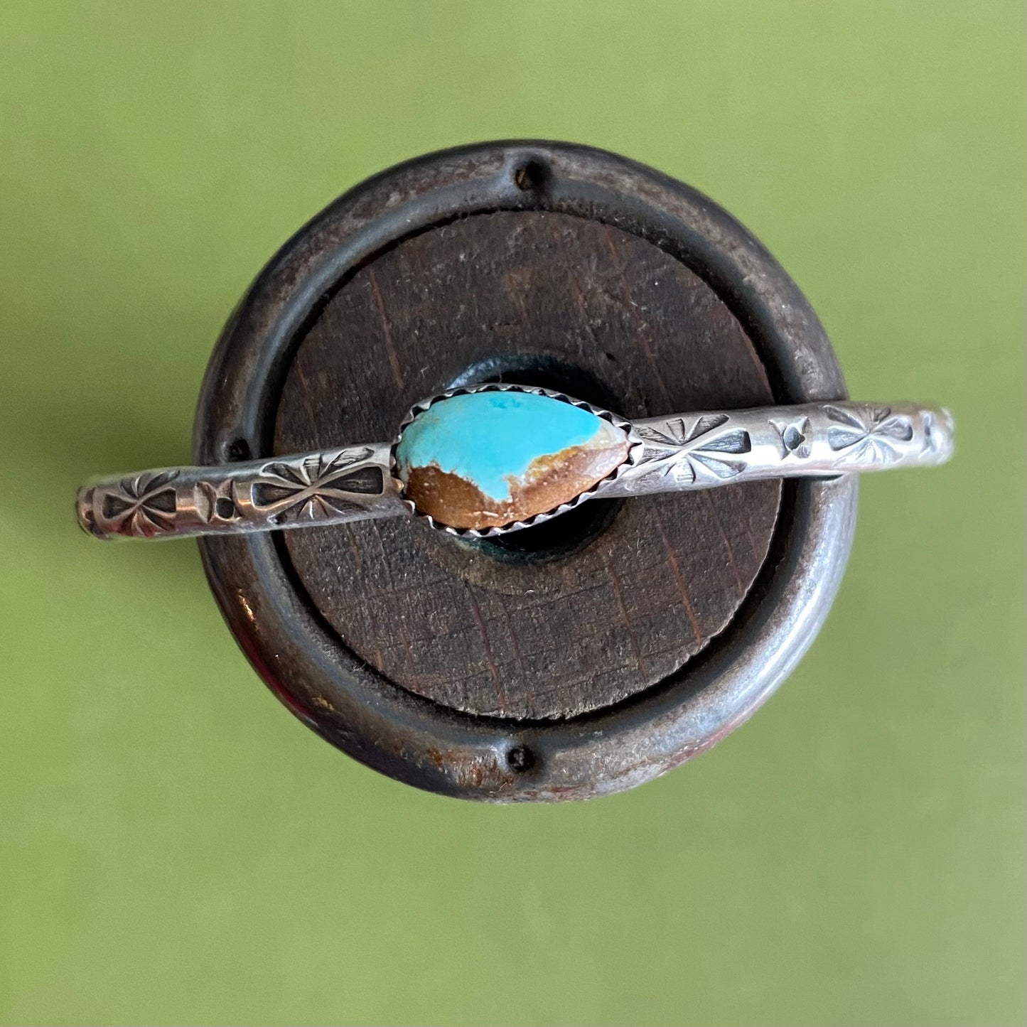 Fox Turquoise Cuff Bracelet