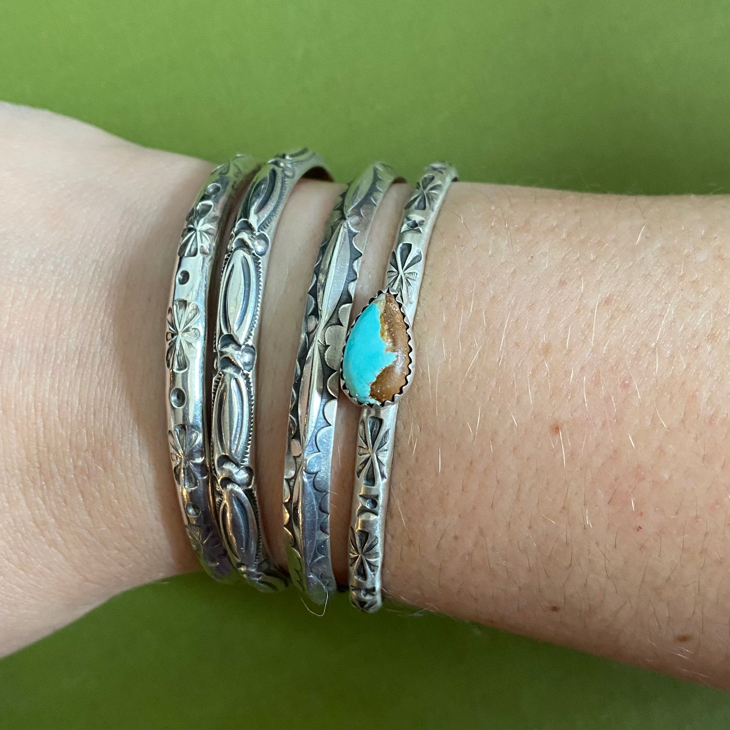Fox Turquoise Cuff Bracelet
