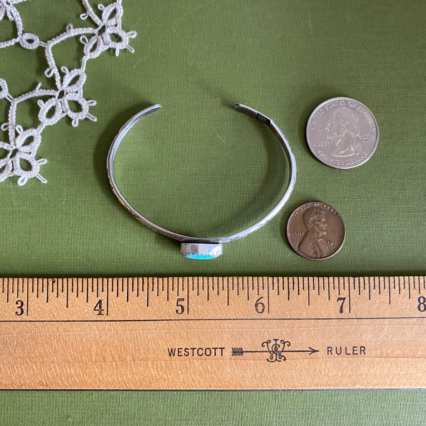 Fox Turquoise Cuff Bracelet