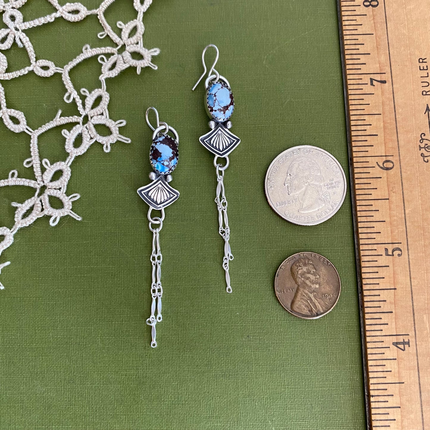 Golden Hills Turquoise Earrings