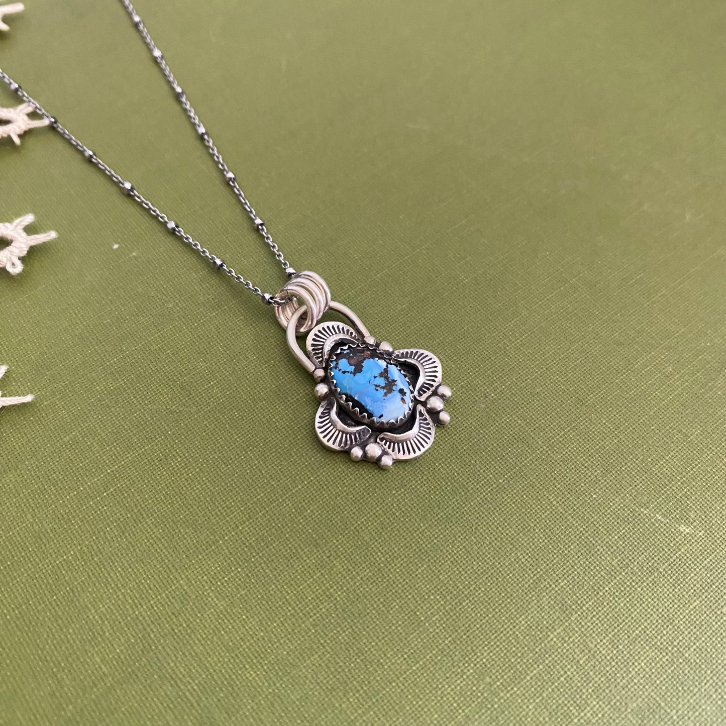 Golden Hills Turquoise Pendant