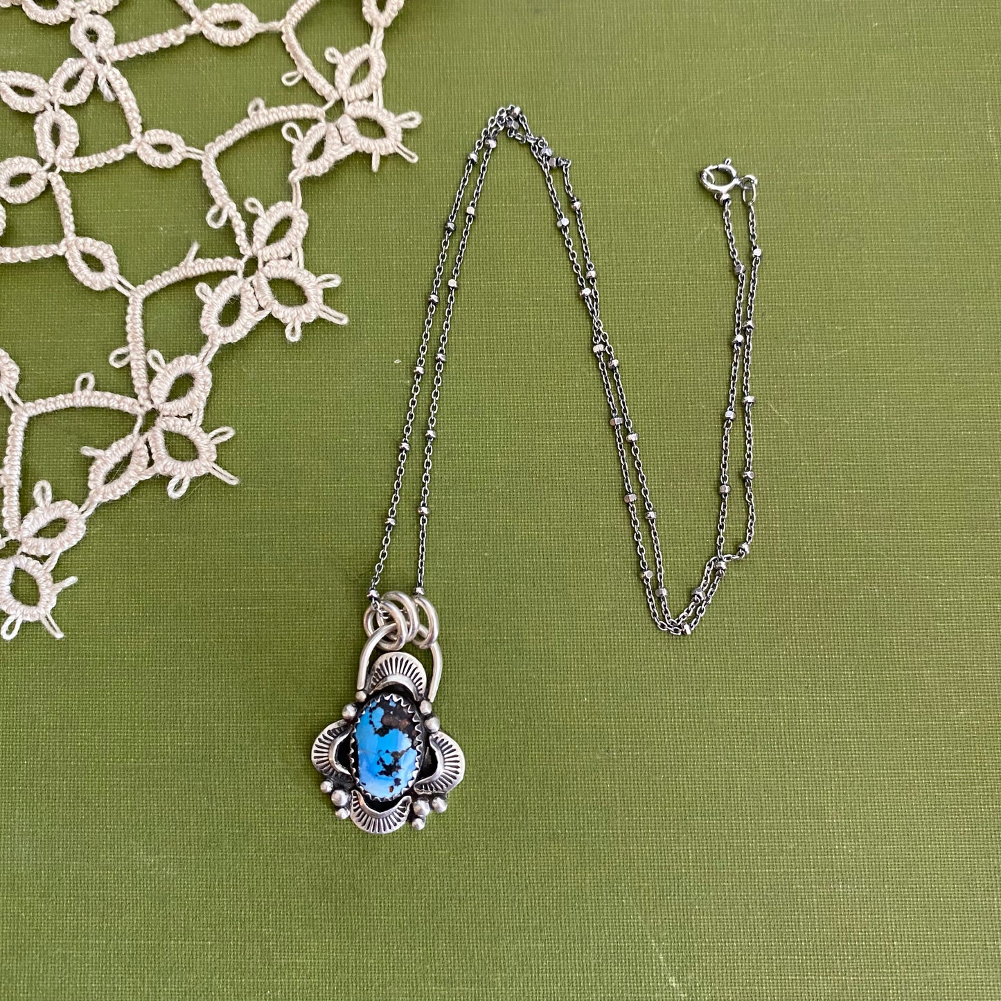 Golden Hills Turquoise Pendant