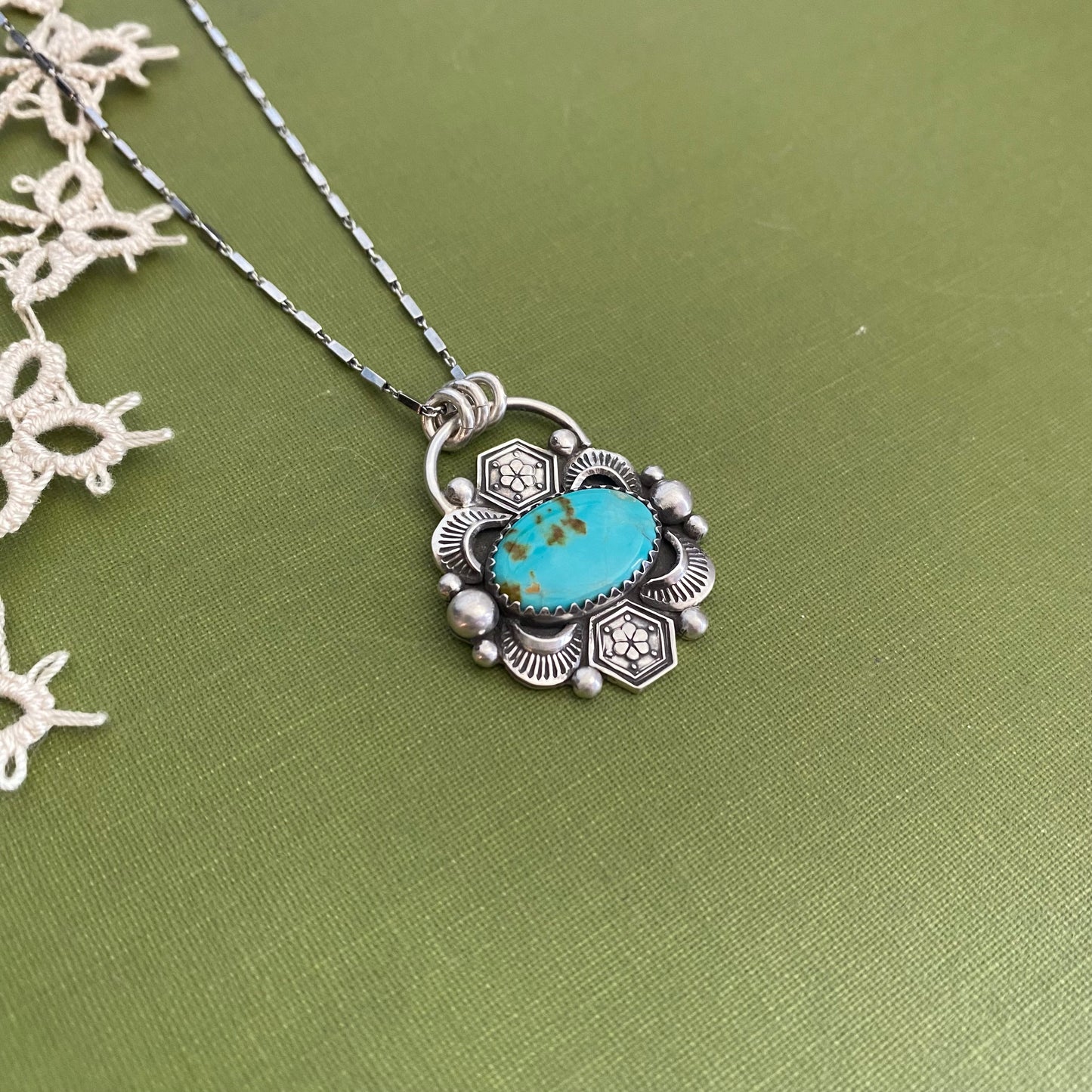 Pilot Mountain Turquoise Pendant