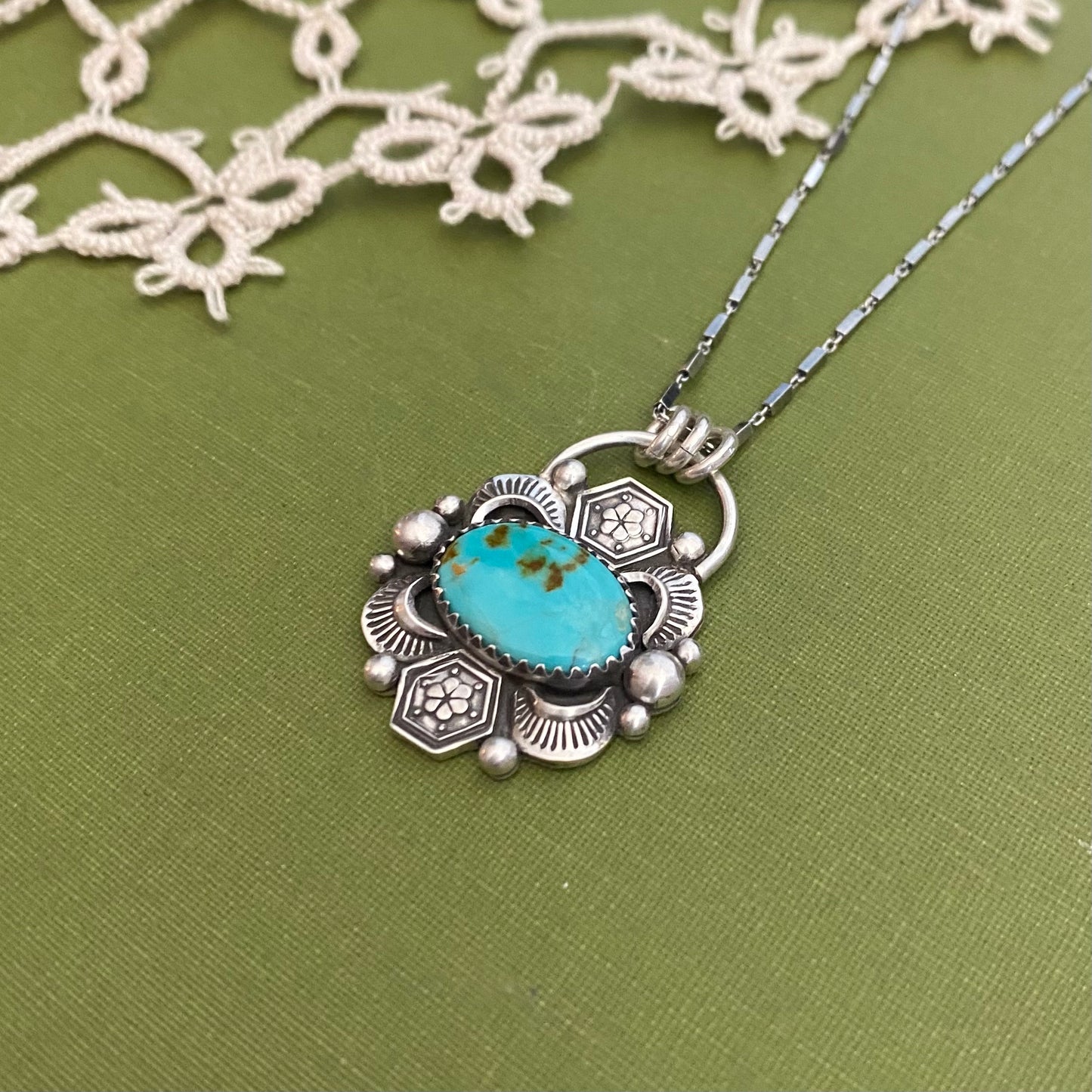 Pilot Mountain Turquoise Pendant