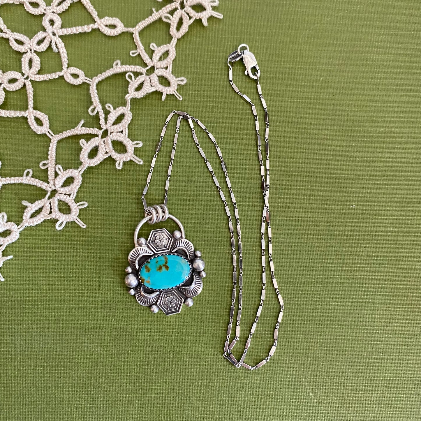 Pilot Mountain Turquoise Pendant