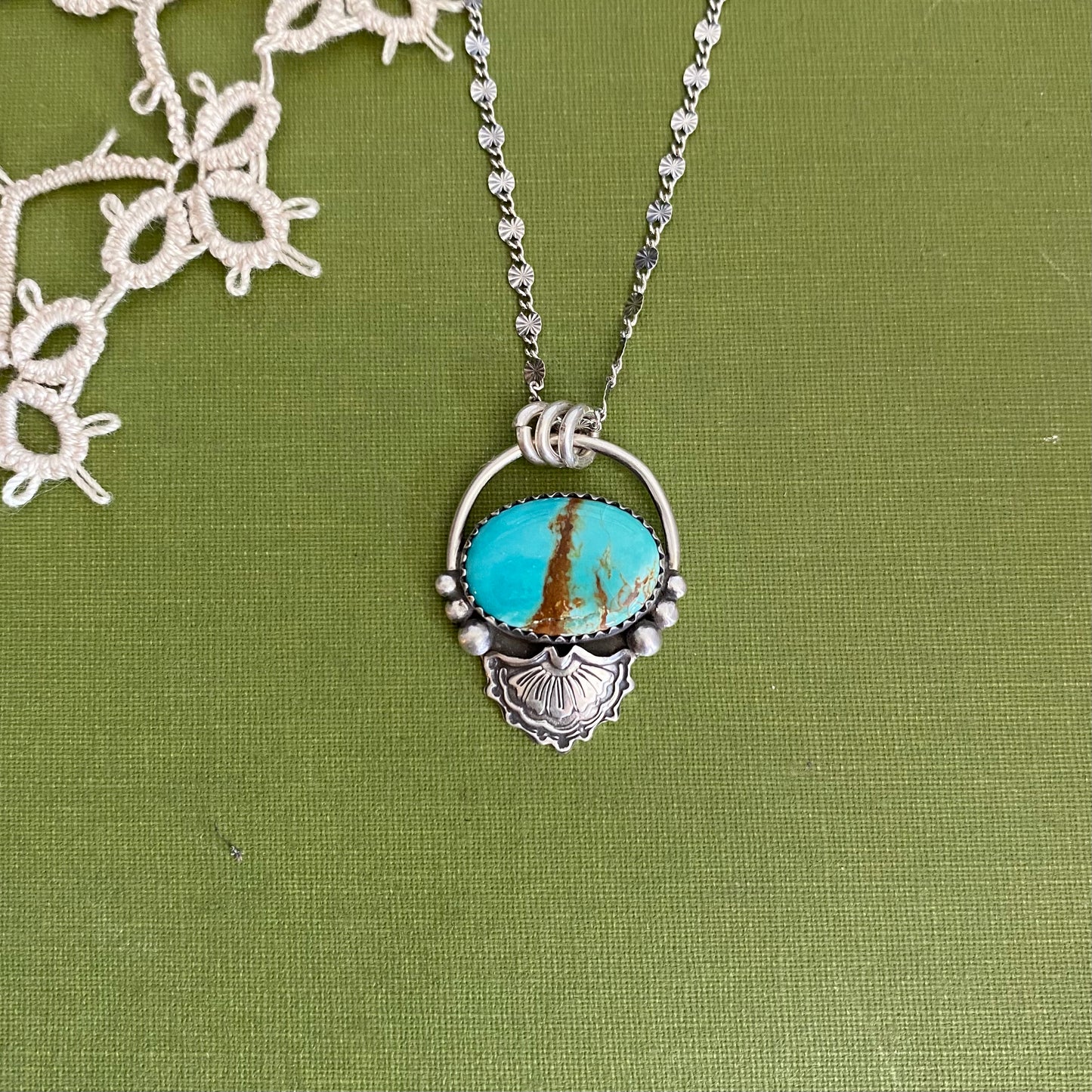 Pilot Mountain Turquoise Pendant