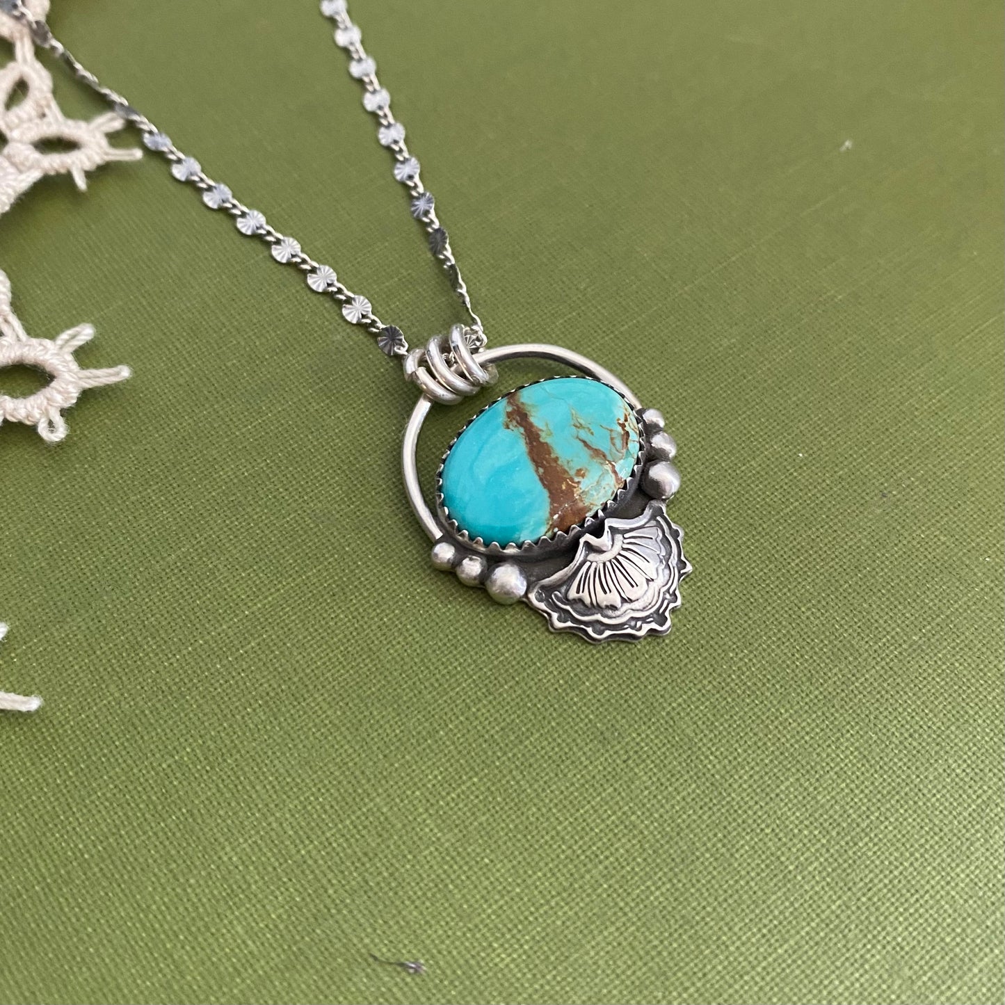 Pilot Mountain Turquoise Pendant