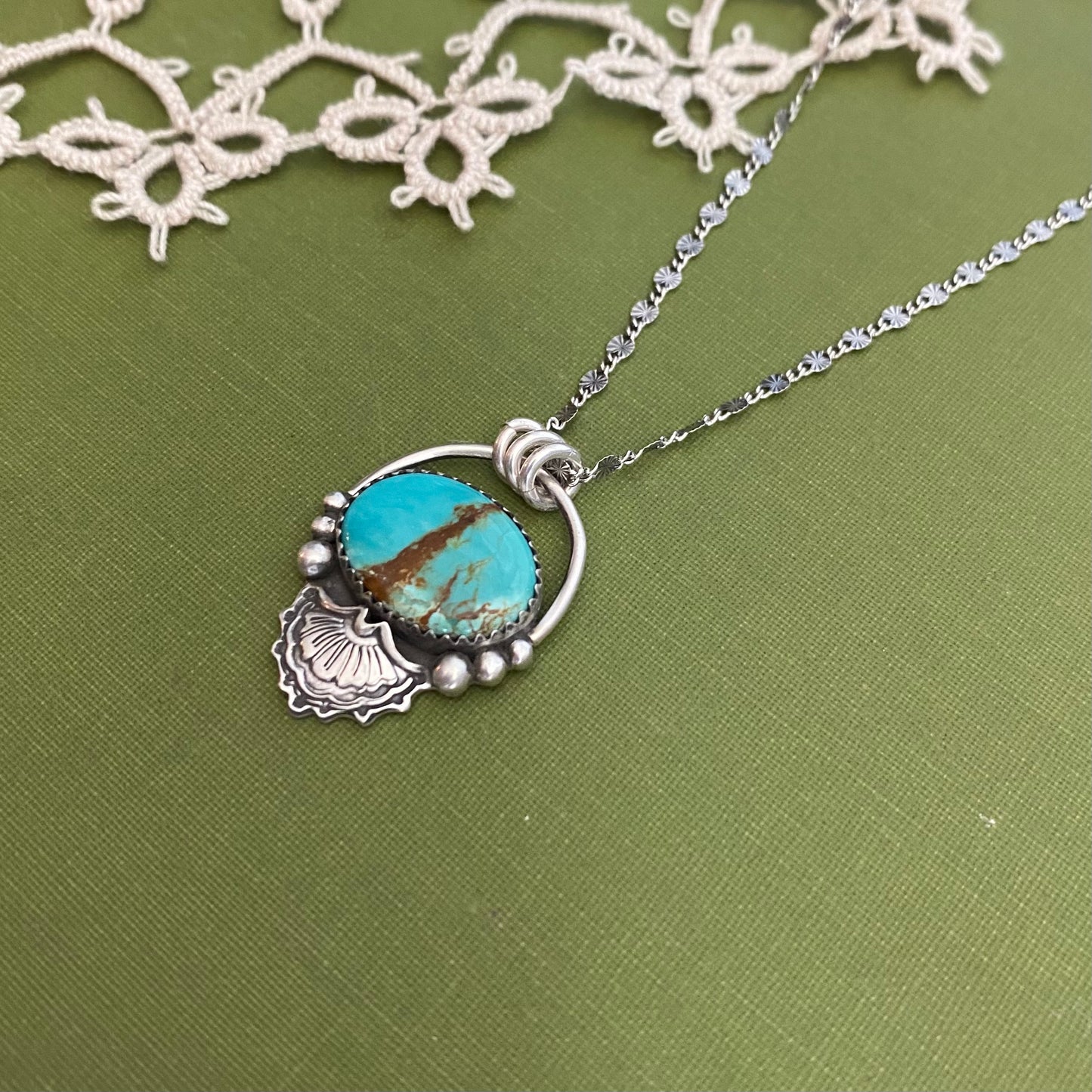 Pilot Mountain Turquoise Pendant