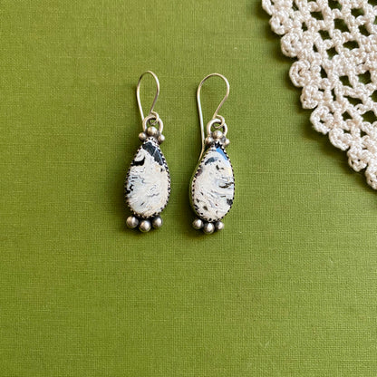 White Buffalo Earrings