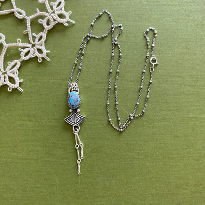 Golden Hills Turquoise Pendant