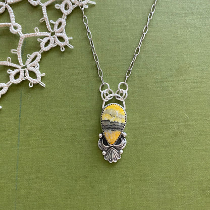 Bumblebee Jasper Necklace