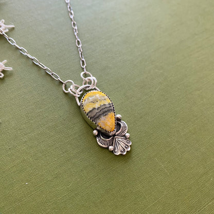 Bumblebee Jasper Necklace