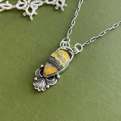 Bumblebee Jasper Necklace