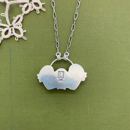 Banded Agate 3 Stone Necklace