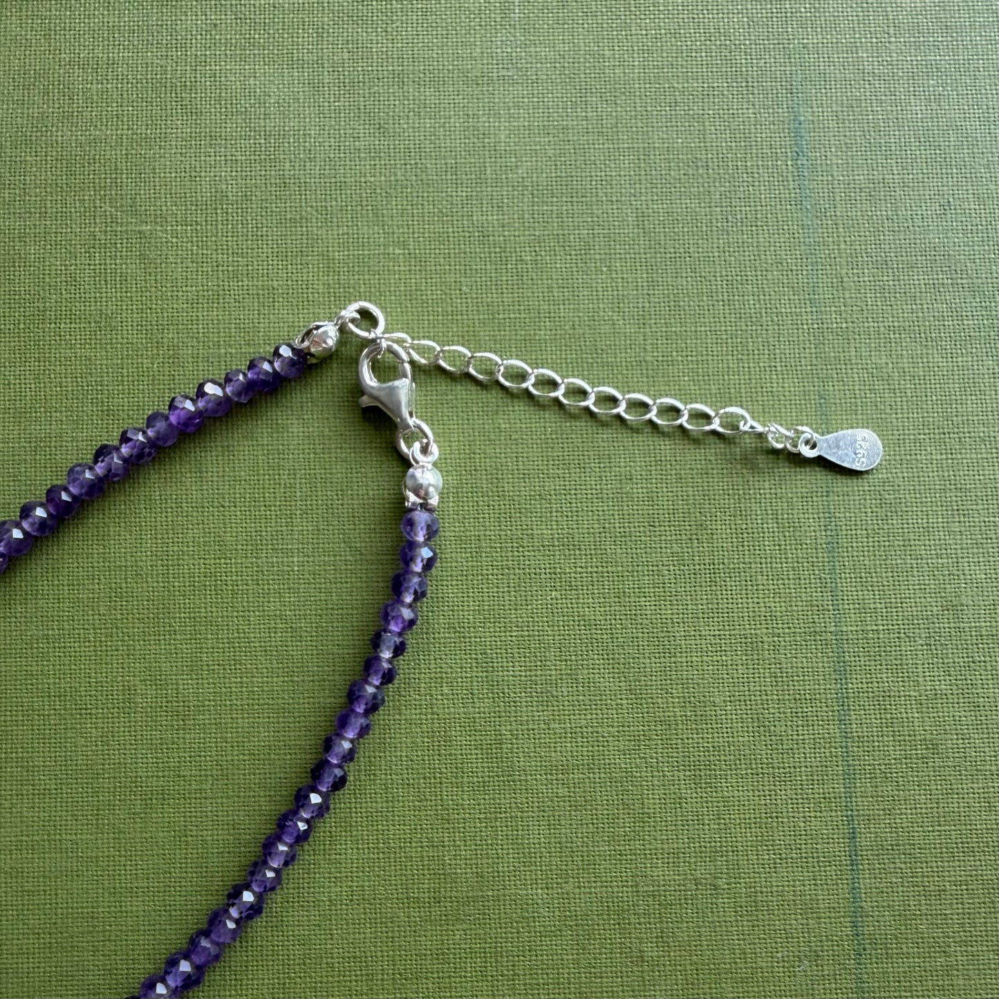 Amethyst & Pyrite Beaded Necklace