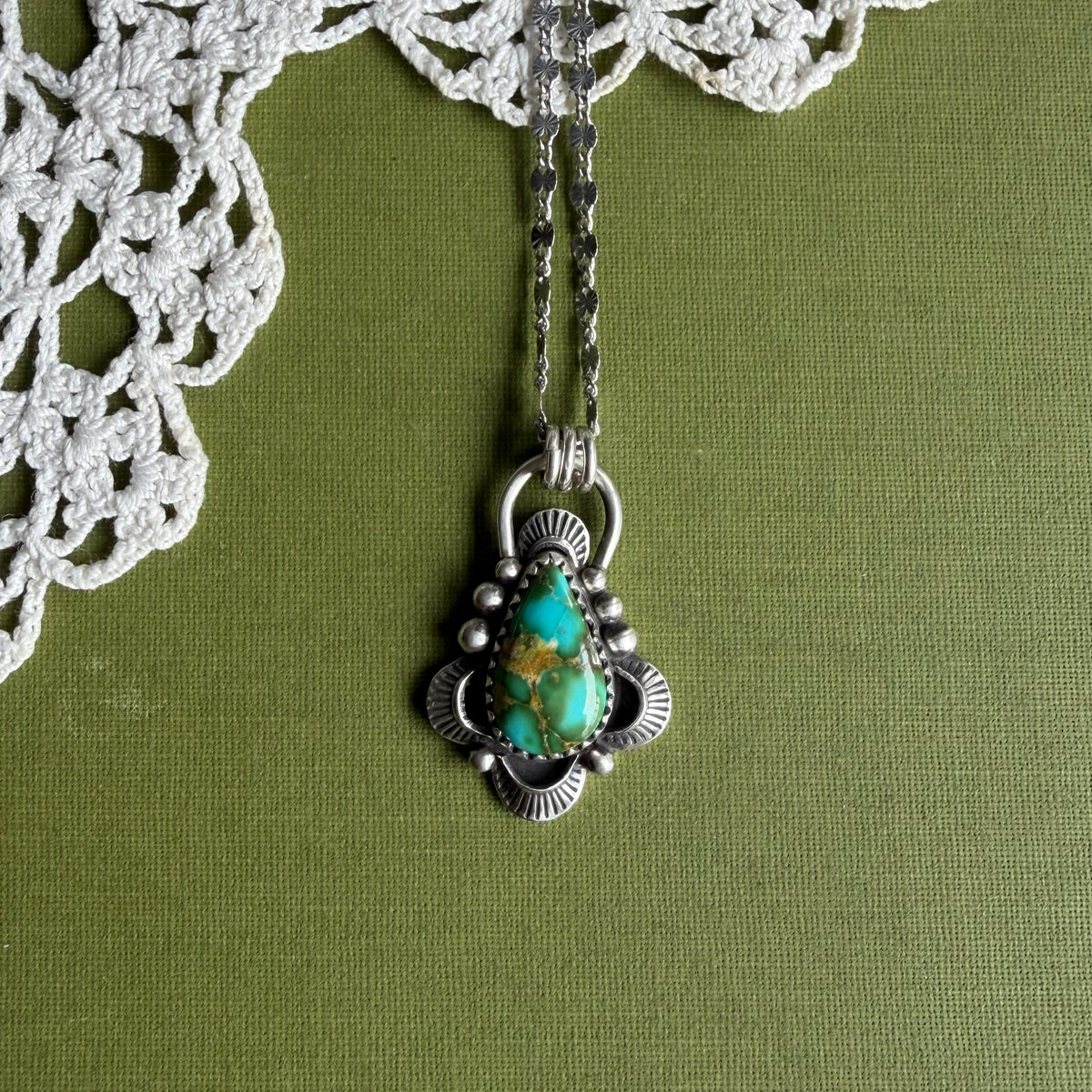 Sonoran Mountain Turquoise Pendant