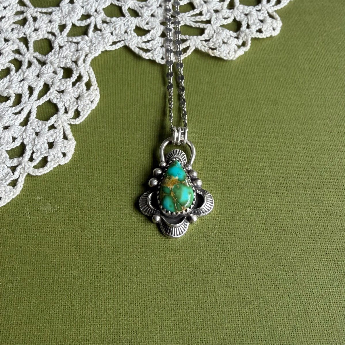 Sonoran Mountain Turquoise Pendant