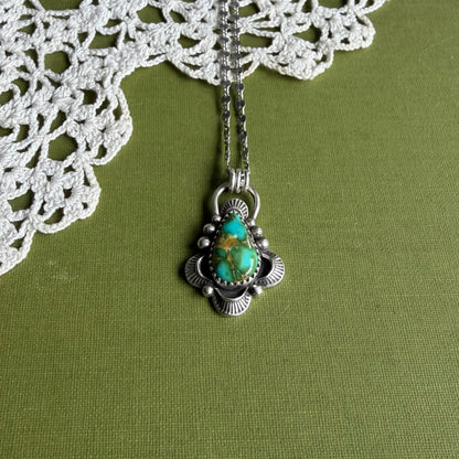 Sonoran Mountain Turquoise Pendant