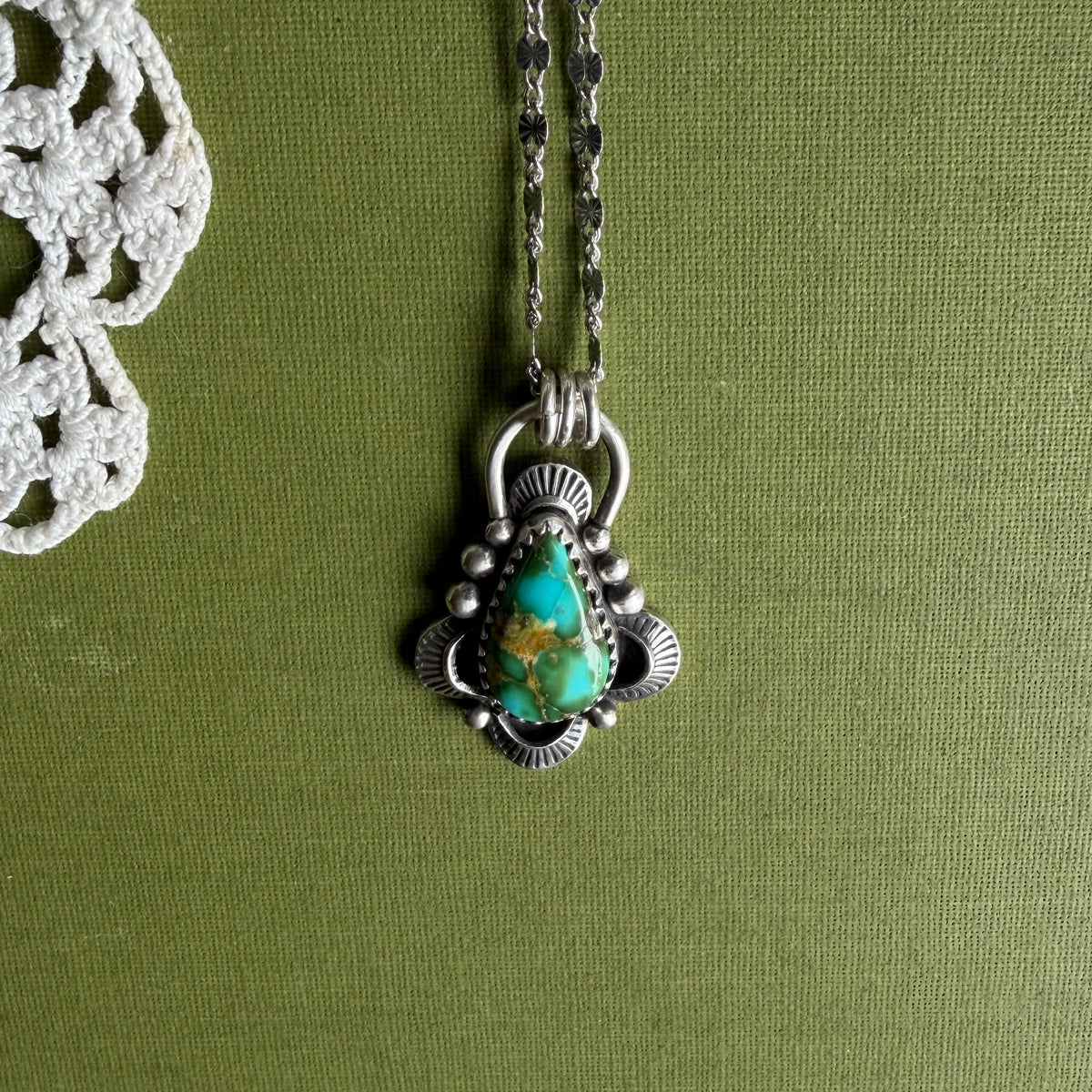 Sonoran Mountain Turquoise Pendant