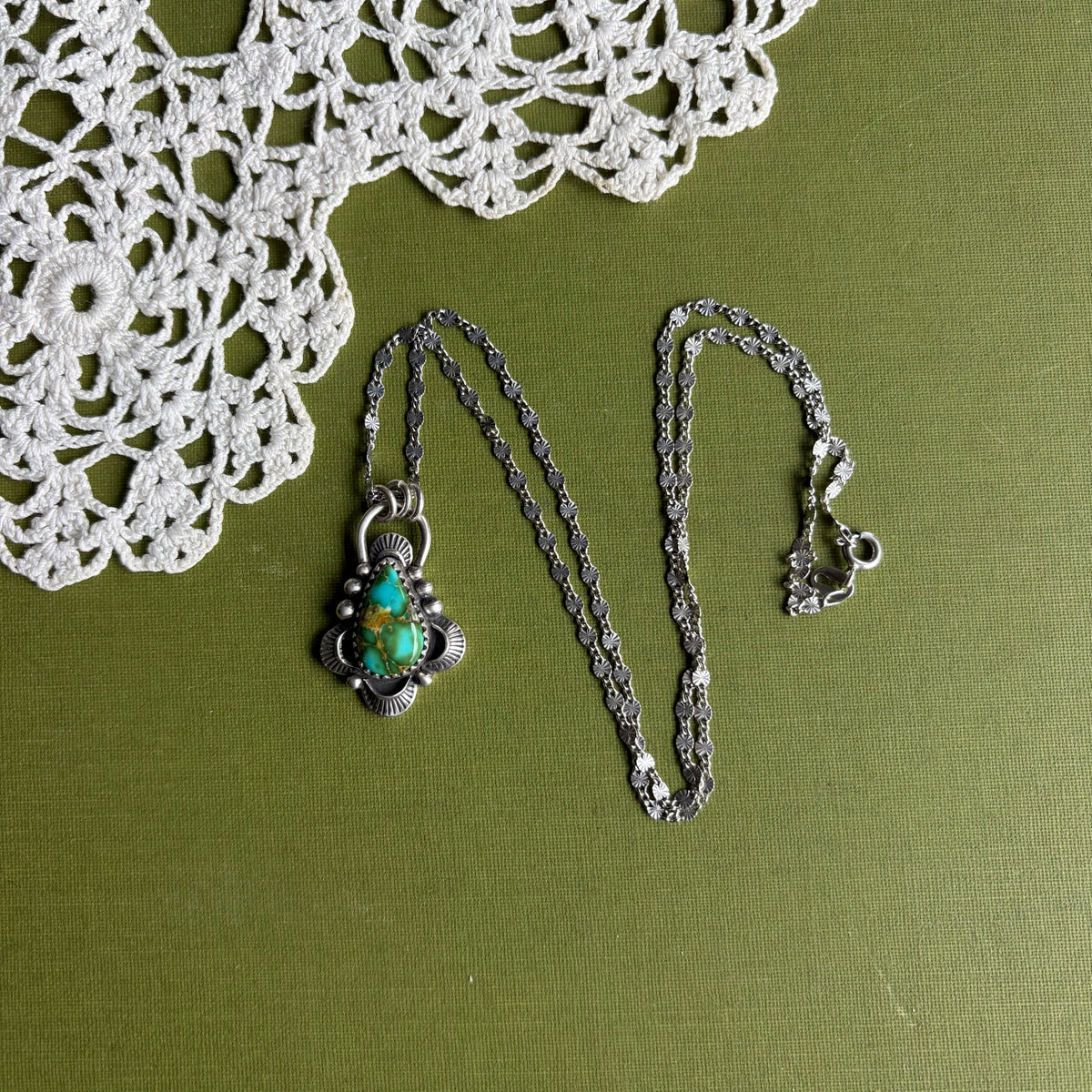 Sonoran Mountain Turquoise Pendant