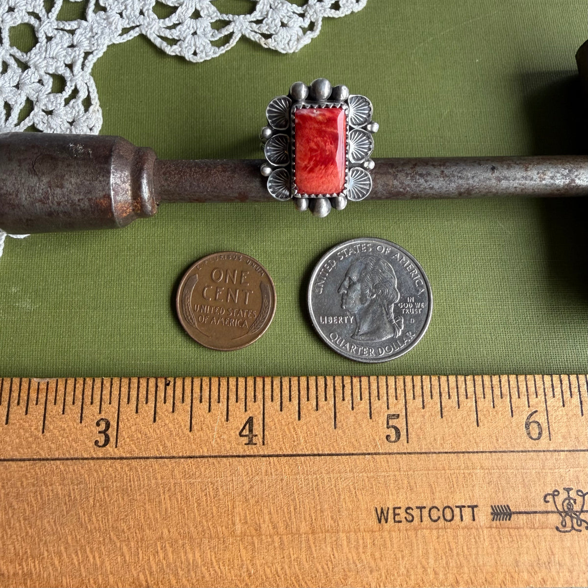 Spiny Oyster Ring Size 7.25