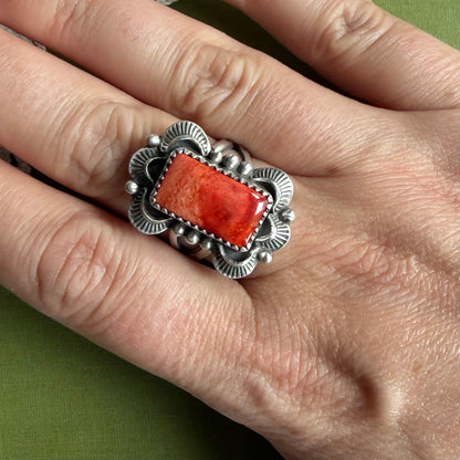 Spiny Oyster Ring Size 8.75