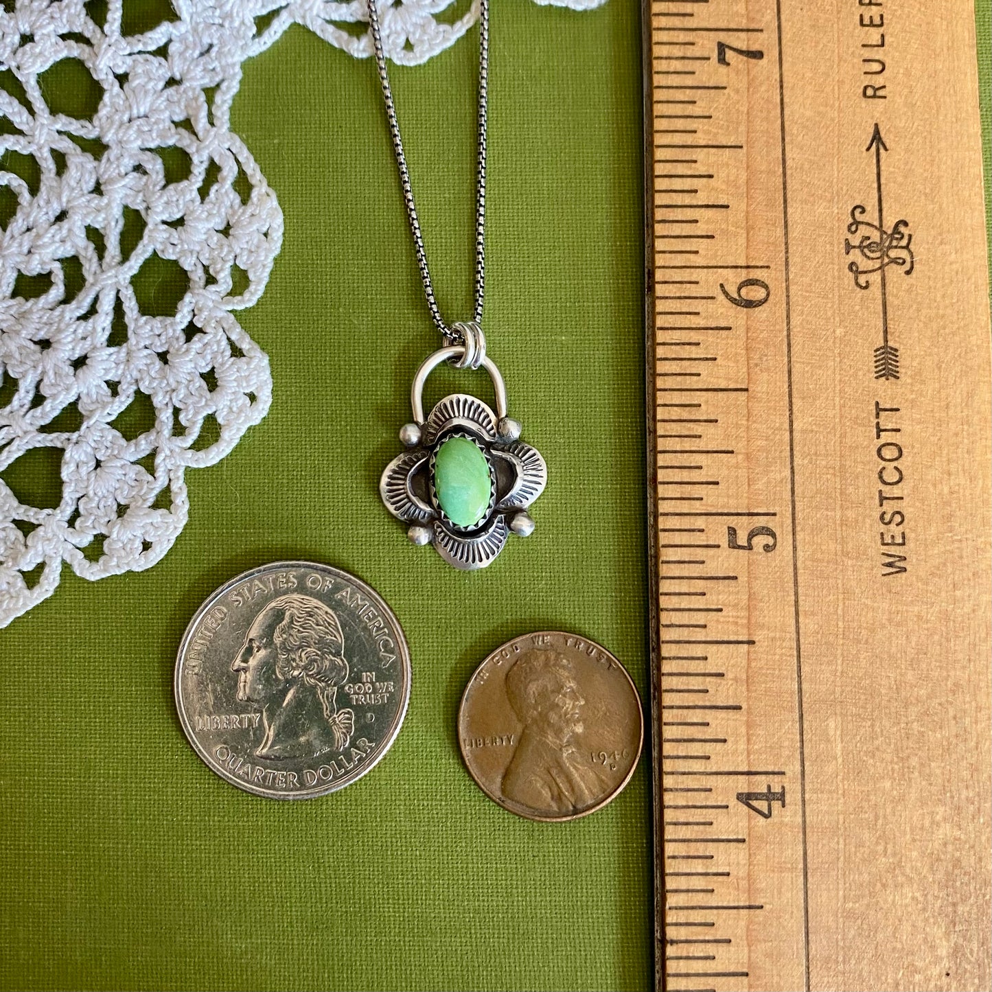 Sonoran Mountain Turquoise Pendant