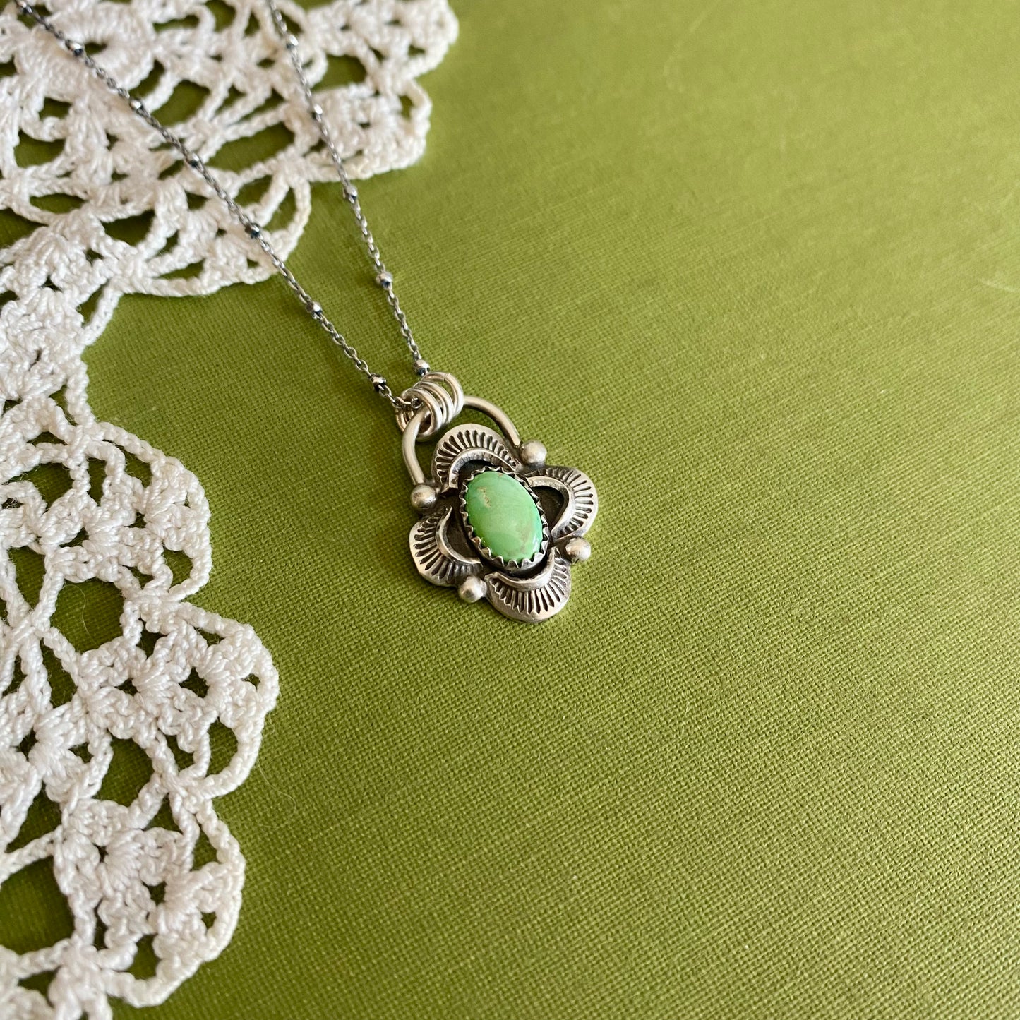 Sonoran Mountain Turquoise Pendant